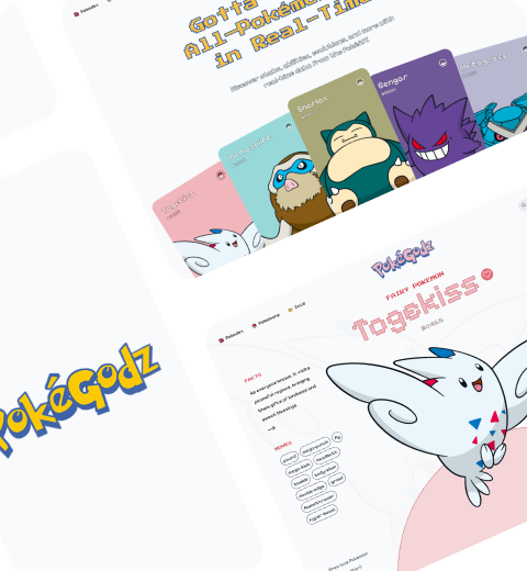 PokeGodz Website Screenshot