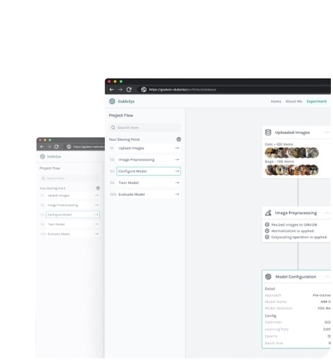 Stable Eye Website Screenshot